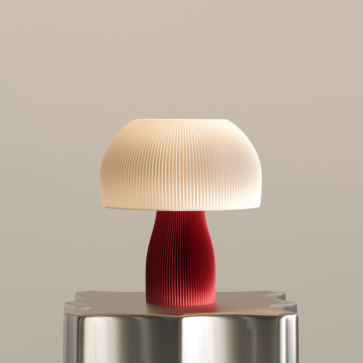 Yugen Decorative Table Lamp – Chinese Red