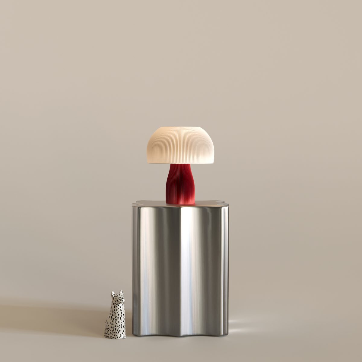 Yugen Decorative Table Lamp – Chinese Red