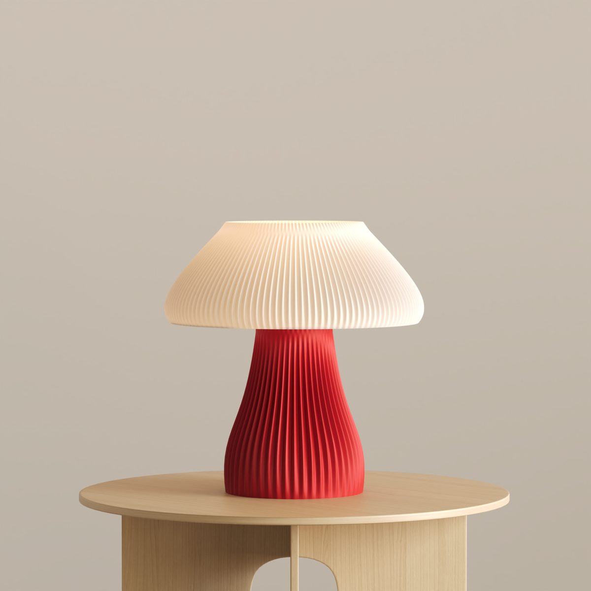 Mons Dekoratif Masa Lambası – Chinese Red
