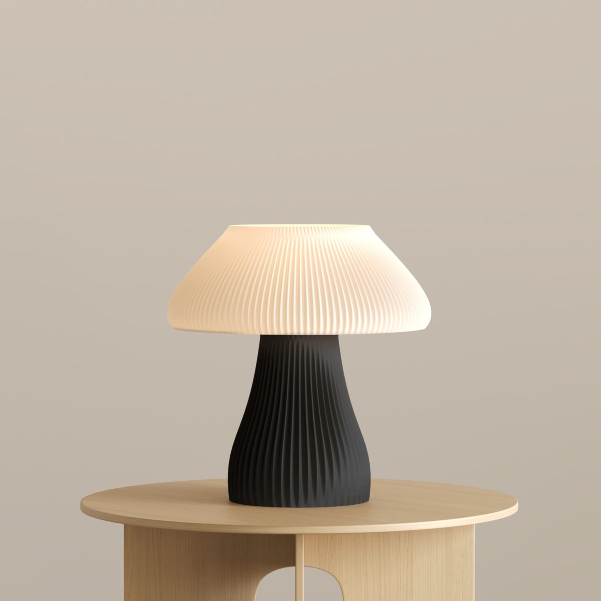 Mons Decorative Table Lamp – Silk Black