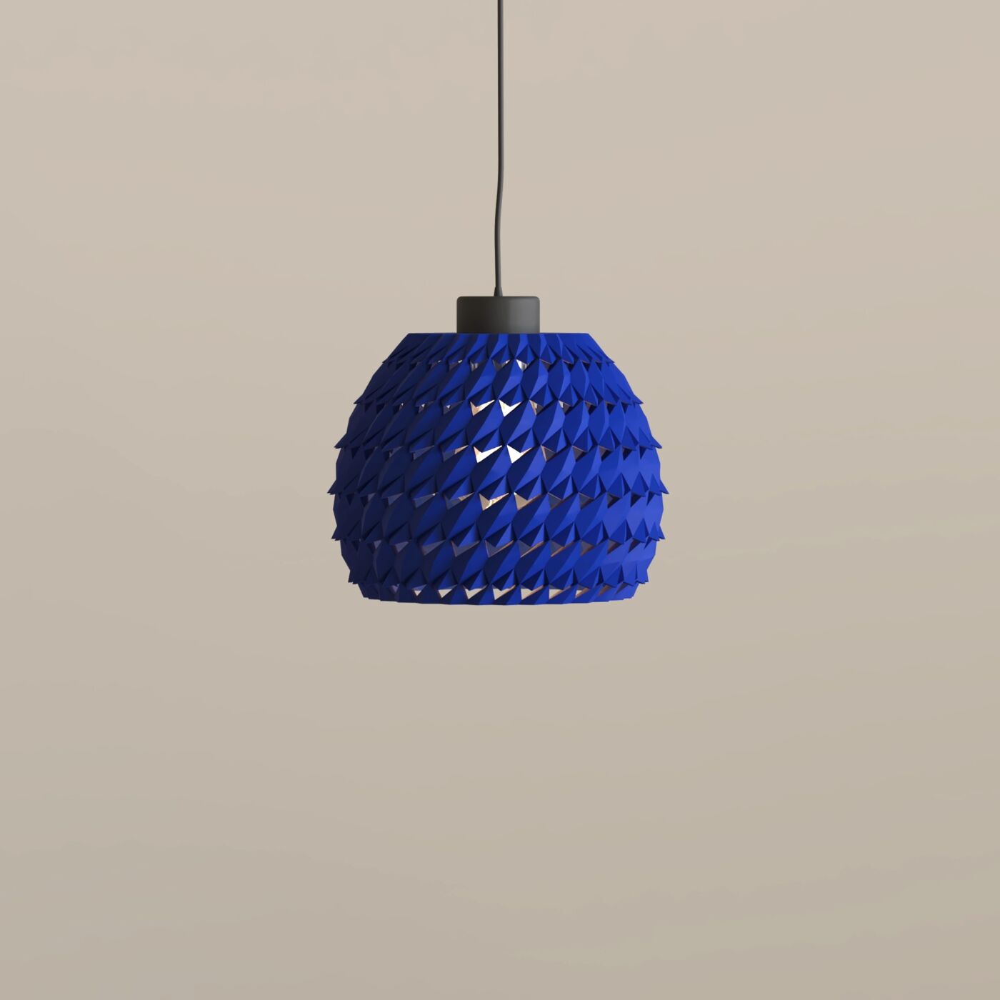 Silva Decorative Pendant Light – RGB Blue