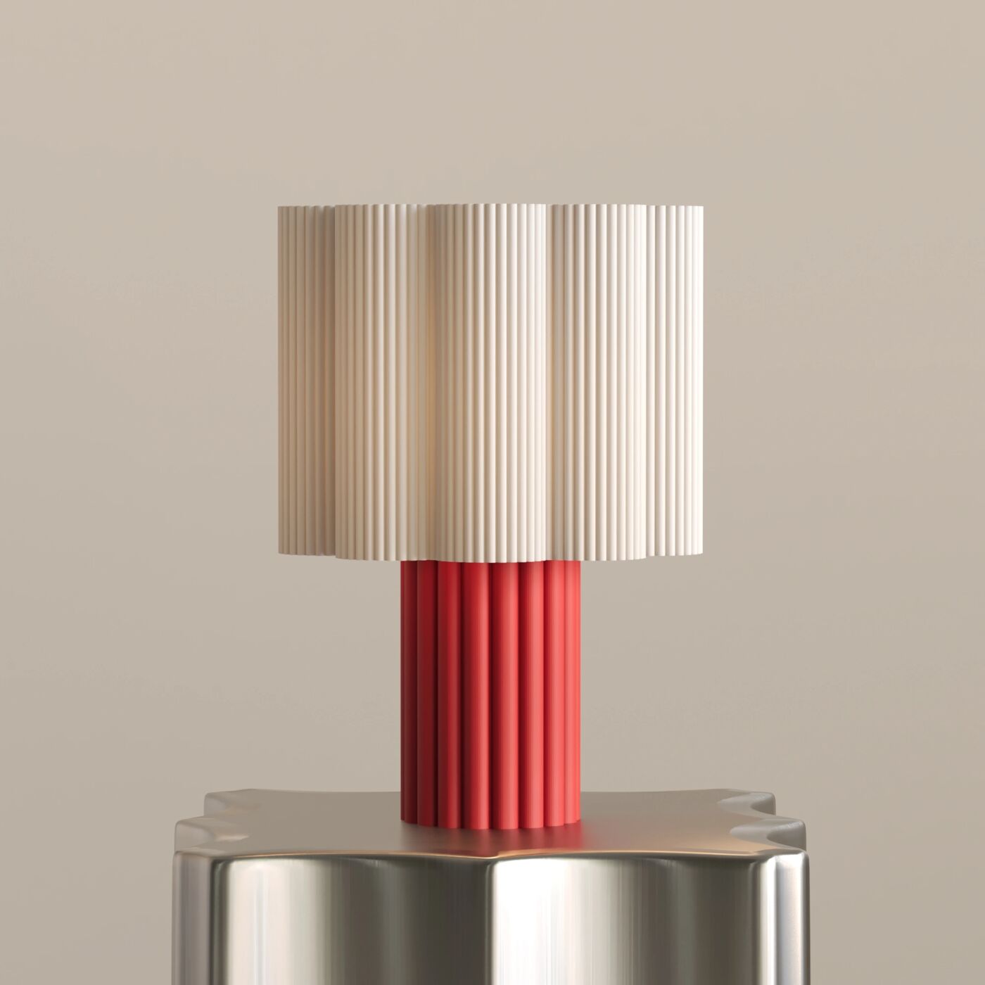 Hashira Decorative Table Lamp – Chinese Red