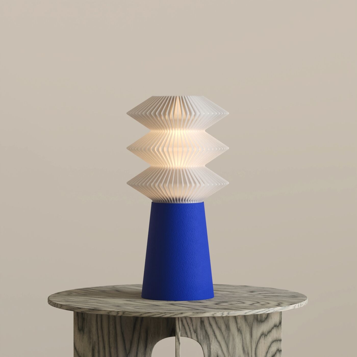 Kai Dekoratif Masa Lambası – RGB Blue