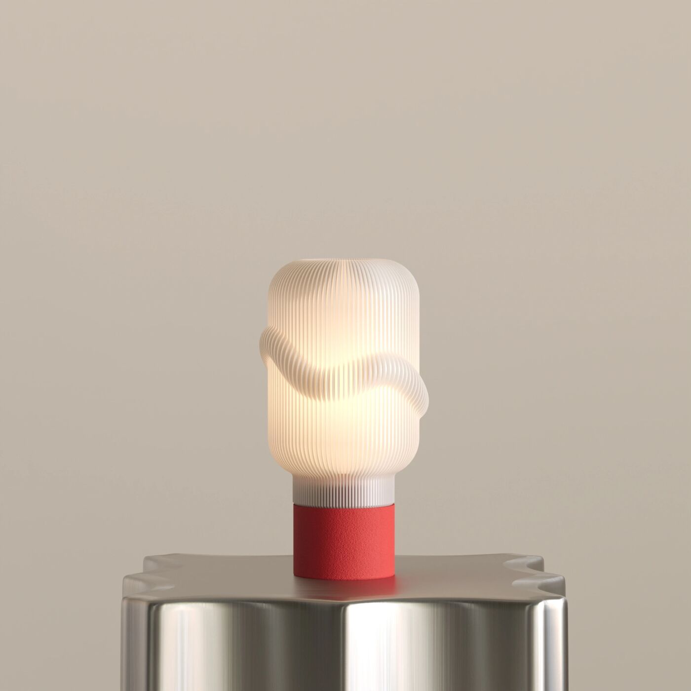 Hyans Decorative Table Lamp – Chinese Red