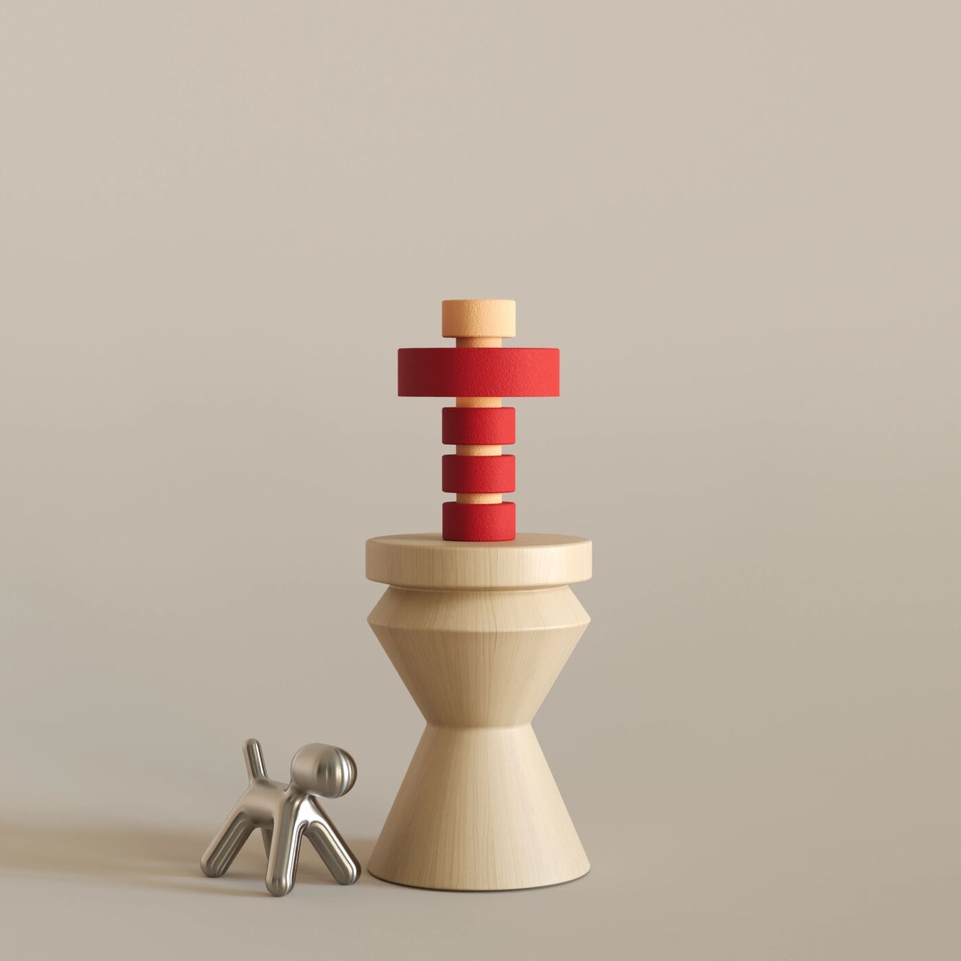 Cord Decorative Table Lamp – Chinese Red