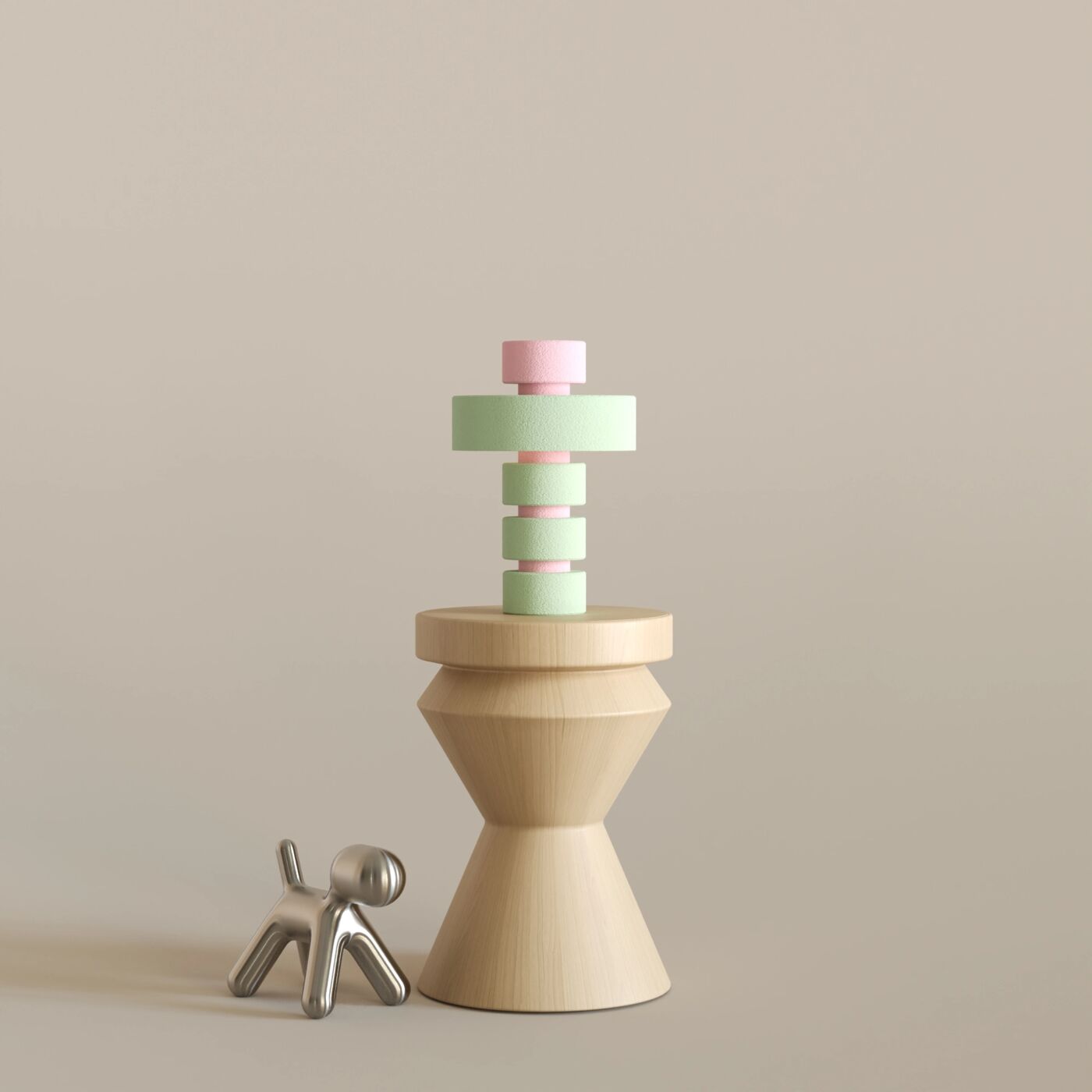 Cord Dekoratif Masa Lambası – Mint Green
