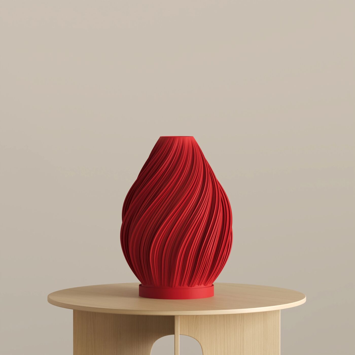 Fuoco Dekoratif Masa Lambası – Chinese Red