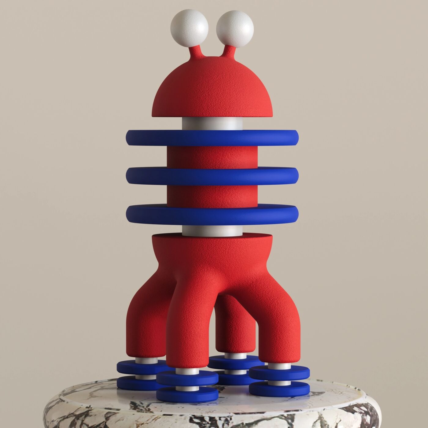 Atomic Ant Dekoratif Aydınlatma – Chinese Red