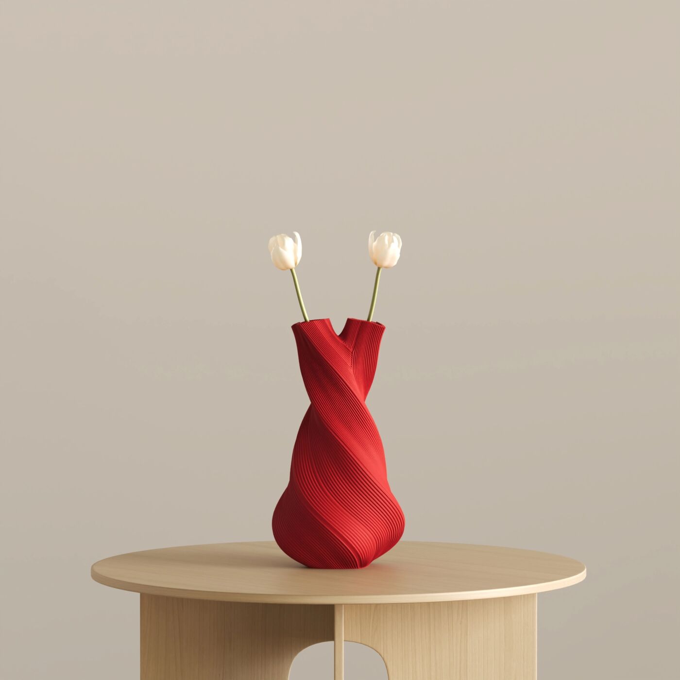 Spuma Dekoratif Vazo – Chinese Red