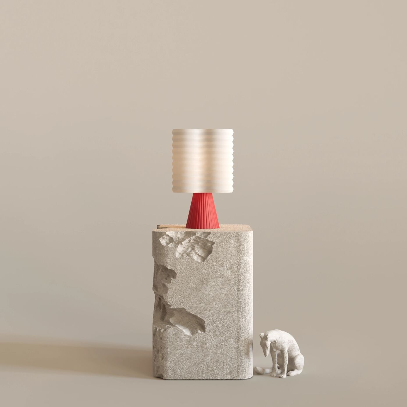 Moria Decorative Table Lamp – Chinese Red