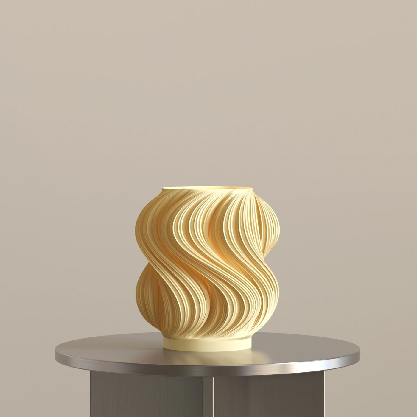 Creamo Decorative Table Lamp – Almond Yellow