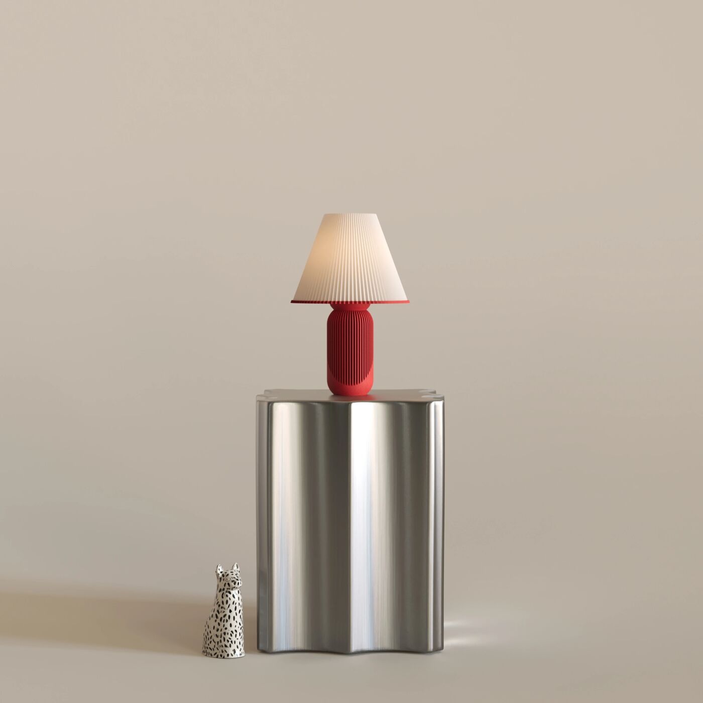 Sette Decorative Table Lamp – Chinese Red