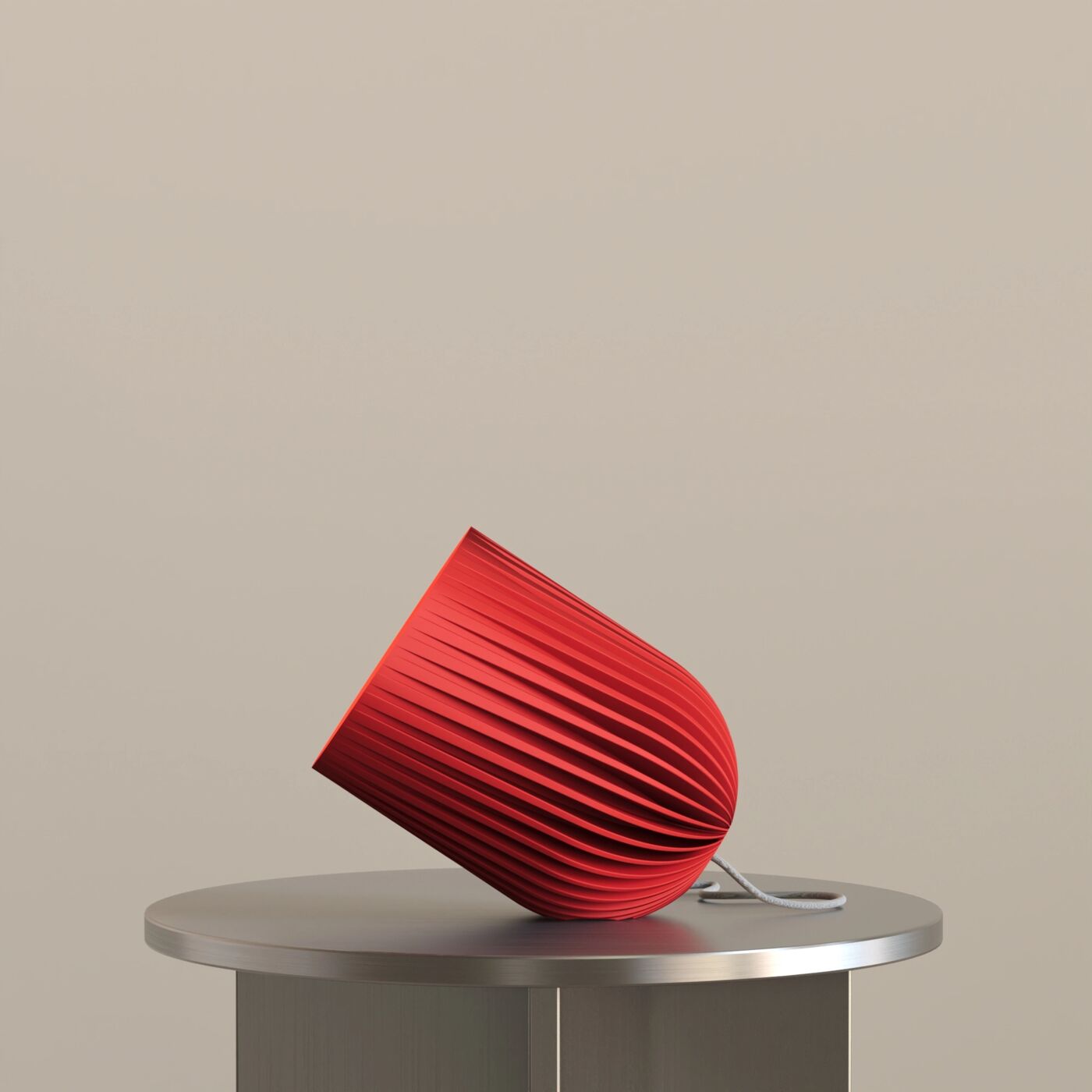 Kapy Dekoratif Masa Lambası – Chinese Red