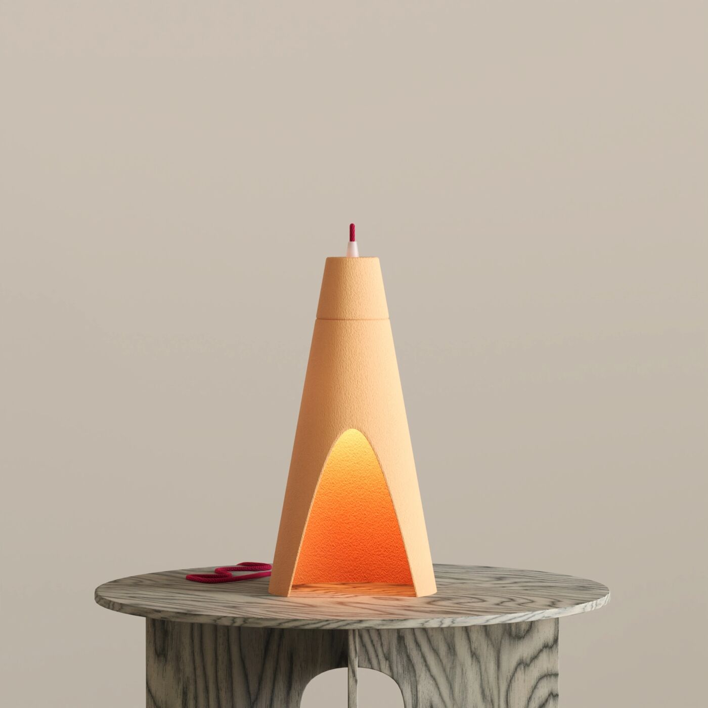 Dome Decorative Table Lamp – Apricot