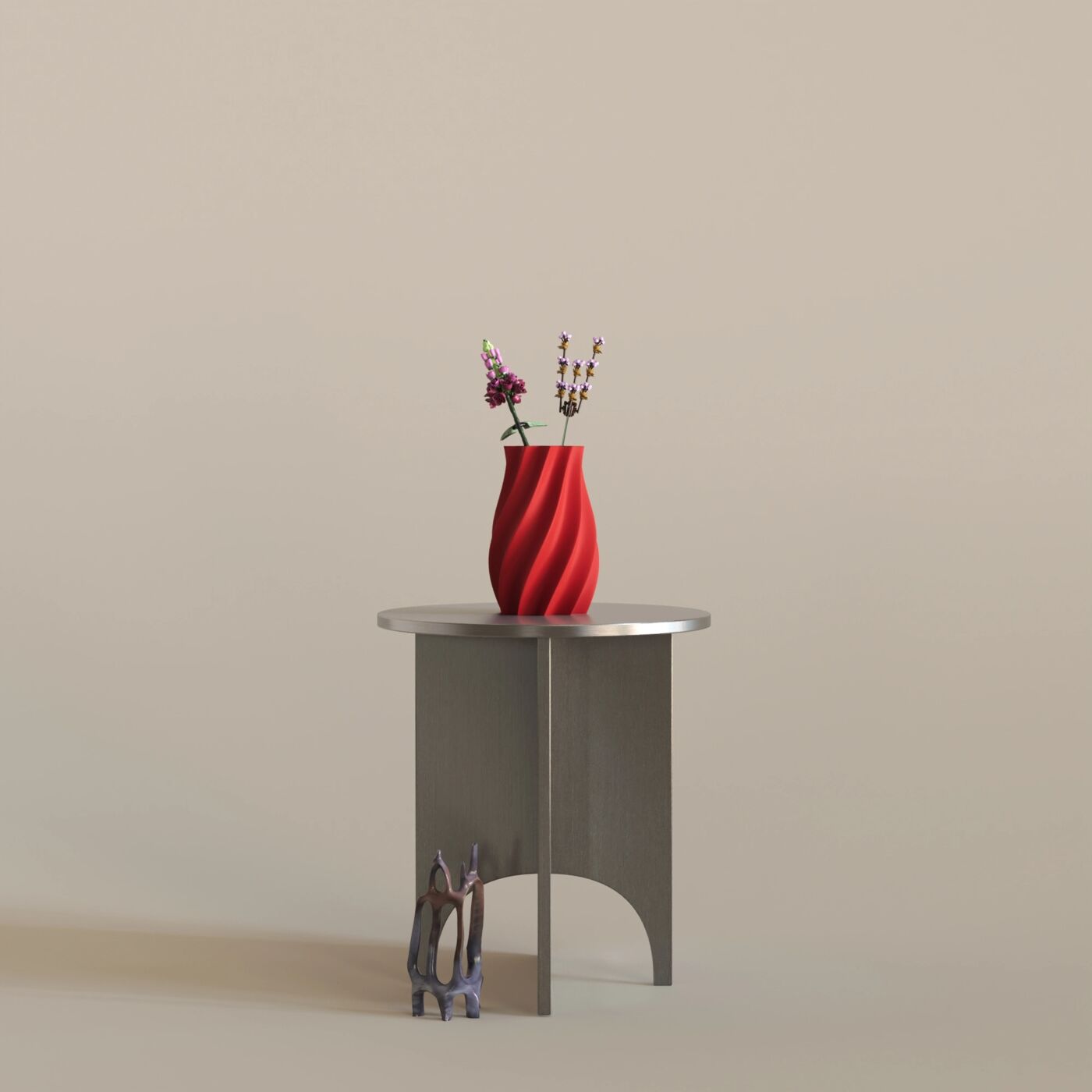 Kern Dekoratif Vazo – Chinese Red