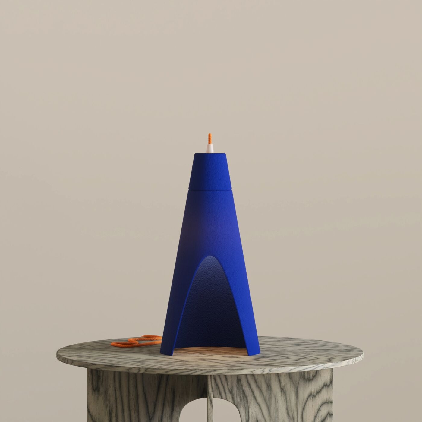 Dome Dekoratif Masa Lambası – RGB Blue