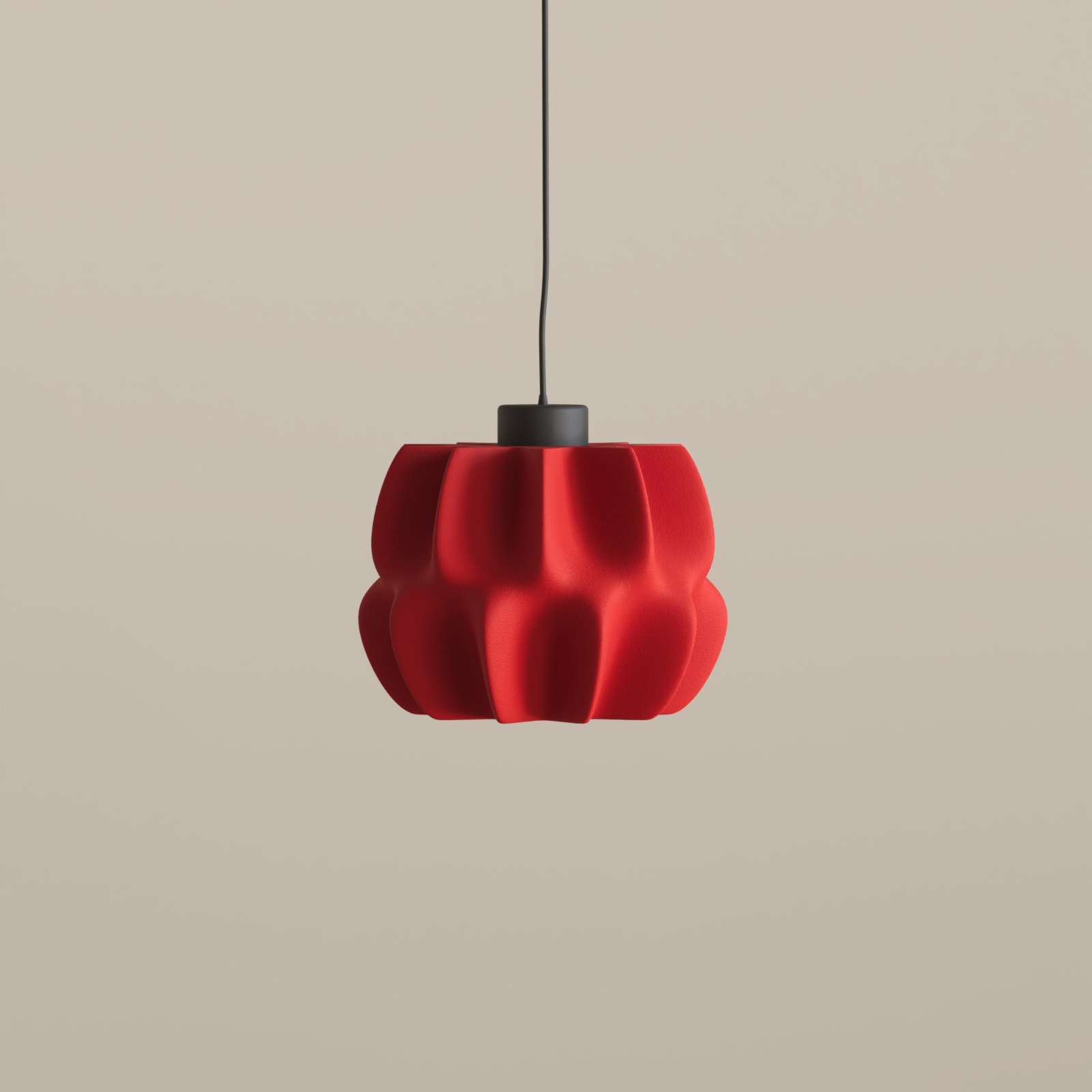 Azhur Dekoratif Sarkıt Lamba – Chinese Red